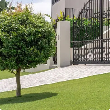 synthetic grass installation